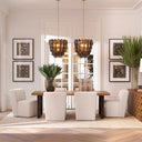Oak Veneer Dining Table Rubicon