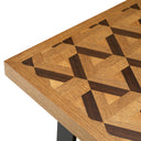 Oak Veneer Dining Table Rubicon