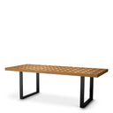 Oak Veneer Dining Table Rubicon