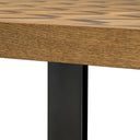 Oak Veneer Dining Table Rubicon