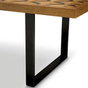 Oak Veneer Dining Table Rubicon