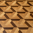 Oak Veneer Dining Table Rubicon