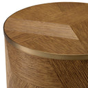 Caramel Oak Side Table Velutto