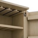 Oak 2-Door Bar Cabinet Borchard