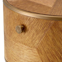 Carved Oak Nightstand Velutto