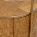 Carved Oak Nightstand Velutto