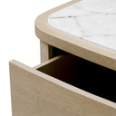 2-Drawer Oak Nightstand S Cabana