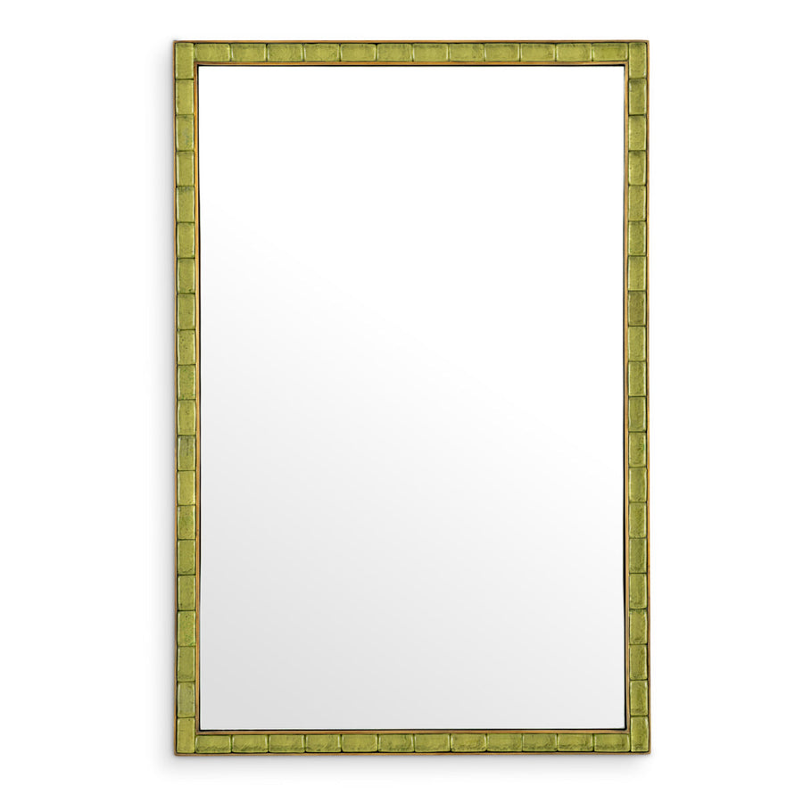 Vintage Brass Mirror Torino