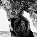 Gray Somersault Art Print  Surrender