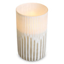 Off-white Glass Hurricane Westgrove