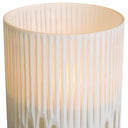 Off-white Glass Hurricane Westgrove