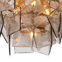 Smoke Glass Chandelier Biltmore