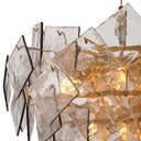 Smoke Glass Chandelier Biltmore