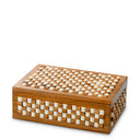 White Brown Wooden Box Cavendish