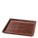Croco Leather Trays (2) Scaleo