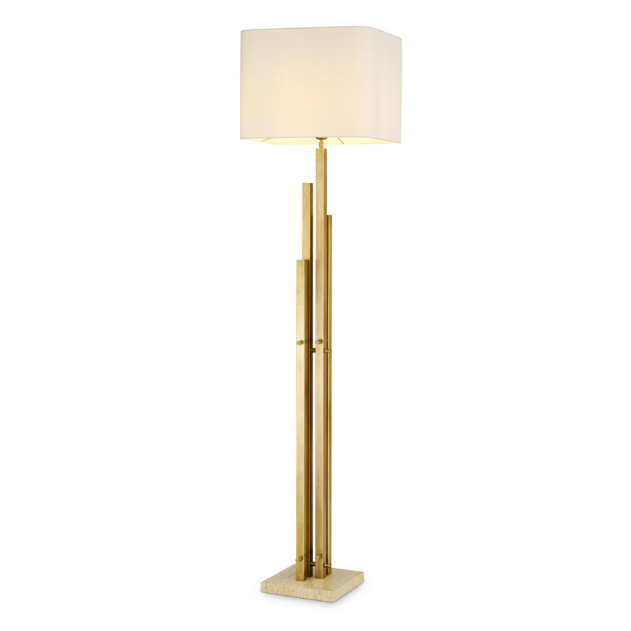 Vintage Brass Floor Lamp Destino