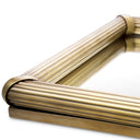 Ribbed Vintage Brass Tray Lenora