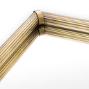 Ribbed Vintage Brass Tray Lenora