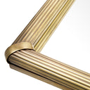 Ribbed Vintage Brass Tray Lenora