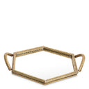 Hexagonal Mirrored Tray Salvi