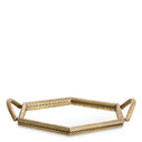 Hexagonal Mirrored Tray Salvi
