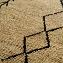 Beige Black Carpet Thornfield