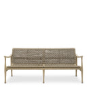 Aged Teak Outdoor Sofa Manzo
