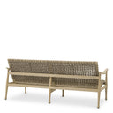 Aged Teak Outdoor Sofa Manzo