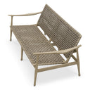 Aged Teak Outdoor Sofa Manzo