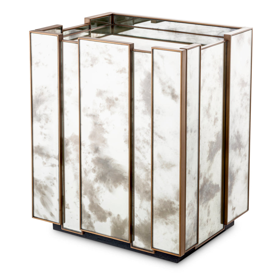 Brushed Brass Nightstand Nottingham
