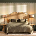 Natural Rattan Headboard Boudoir