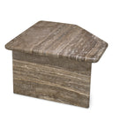 Silver Travertine Coffee Table Ciro