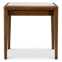 Beige Marble Side Table Hensley