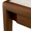 Beige Marble Side Table Hensley