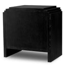 Oak Wooden Nightstand ArtDeco