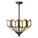 Glass Fan-Shaped Ceiling Lamp Victory