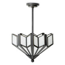 Glass Fan-Shaped Ceiling Lamp Victory