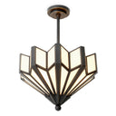 Glass Fan-Shaped Ceiling Lamp Victory
