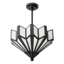 Glass Fan-Shaped Ceiling Lamp Victory