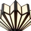 Glass Fan-Shaped Ceiling Lamp Victory