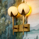 Brass Alabaster Wall Lamp Alesa