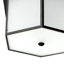 Bronze Frosted Glass Chandelier Minerva