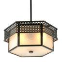 Bronze Frosted Ceiling Lamp Minerva