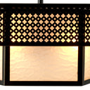 Bronze Frosted Ceiling Lamp Minerva