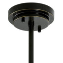 Bronze Frosted Ceiling Lamp Minerva