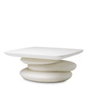 White Pebble Sculpted Coffee Table Azura