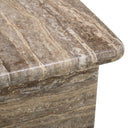 Silver Travertine Coffee Table Ciro