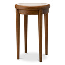 Beige Marble Side Table Hensley