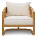 Natural Teak Outdoor Chair Aruba
