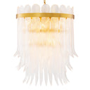 Hand-Cast Glass Chandelier Erika